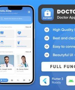 Doctor.io : Appointment, Online Diagnostic, Booking, Management Multi-Vendor App with Admin Panel