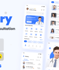 Doctory - Online Doctor Consultation App React Native CLI Ui Kit