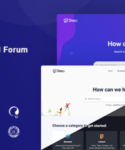 Docy - Documentation and Knowledge base WordPress Theme with Helpdesk Forum