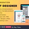 Dokan Integrate & Design Launcher Addon for LUMISE Product Designer