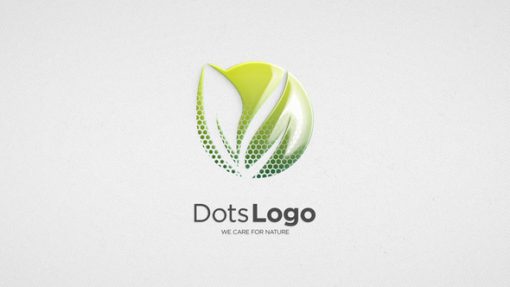 Dots 3D Logo Reveal