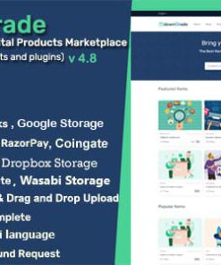 downGrade - Single Vendor Digital Products Marketplace