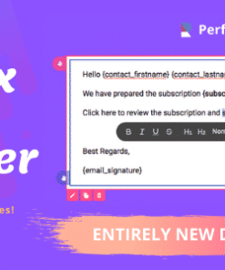 Drag and Drop Perfex CRM Email Builder