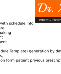 Dr.Assistant - Patient and Prescription Management System in Laravel