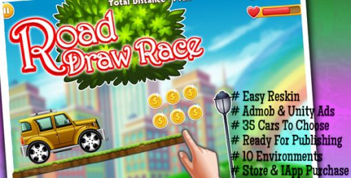 draw road - Admob & Unity Ads Integrated