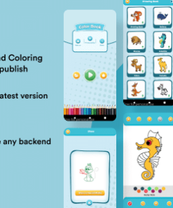 Drawing : Learn to Draw and Coloring book with admin panel ready to publish