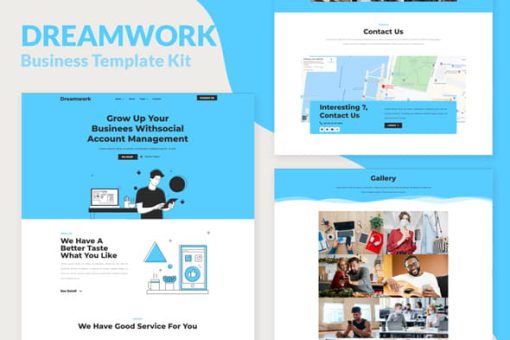 Dreamwork - Business Management Elementor Template Kit