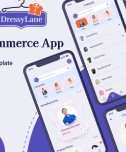 DressyLane - eCommerce Clothing Shop Flutter Mobile App Template | Sell Clothes for Men, Women & Kid