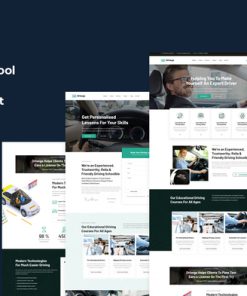 Drivega - Driving School Elementor Template Kit