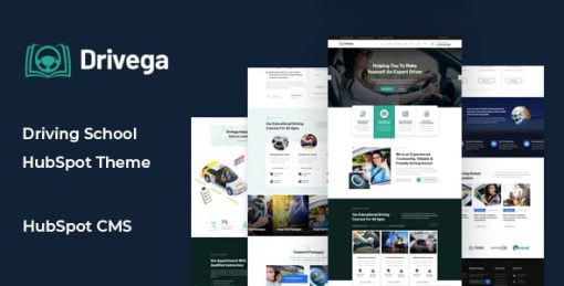 Drivega - Driving School HubSpot Theme