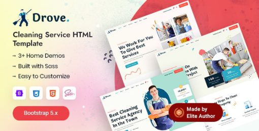 Drove - Cleaning Services HTML Template