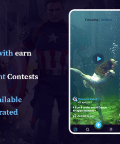 DTShort - TikTok clone | Short Video flutter full app | android | ios | Admin panel