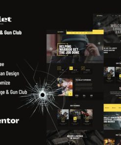 Dullet - Shooting Range & Gun Club Elementor Template Kit