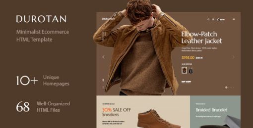 Durotan - Minimalist & Modern Ecommerce HTML Template