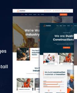 Dustrian - Factory & Industrial Joomla Template With Page Bulder