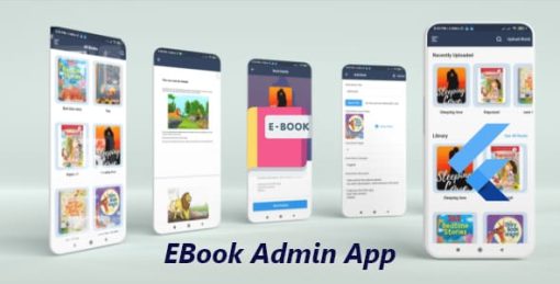 E-Book admin app Flutter  With Firebase Firestore