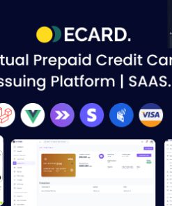 E-Card - Virtual Prepaid Credit Card Issuing Platform | Stripe Powered (SAAS)