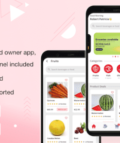 E-commerce grocery app with website, user, seller & driver app with admin panel