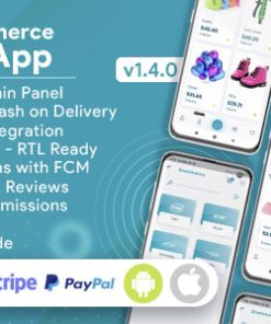 E-Commerce Mobile App with admin panel