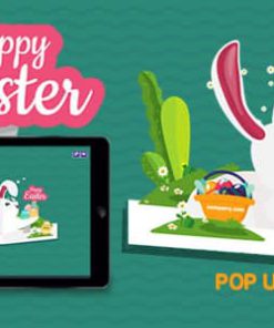 Easter Day (Pop Up Card) HTML5 Canvas