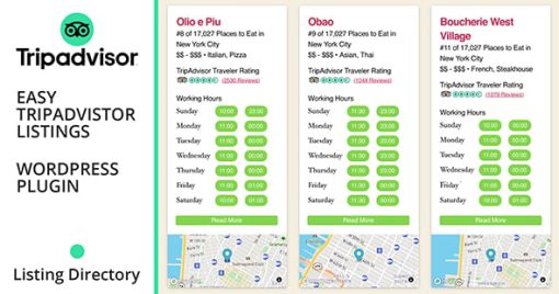 Easy TripAdvisor Listings