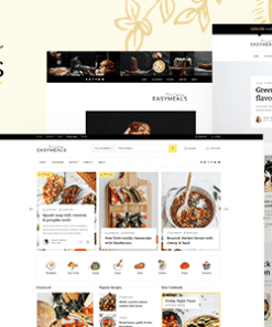 EasyMeals - Food Blog WordPress Theme