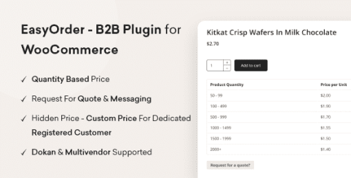 EasyOrder- B2B Plugin for WooCommerce