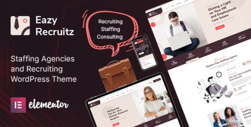 Eazy Recruitz - Staffing Agencies WordPress Theme