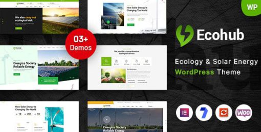 Ecohub - Ecology & Solar Energy WordPress Theme