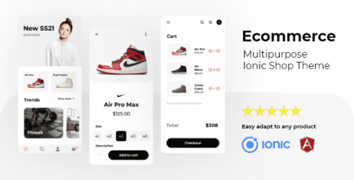 Ecommerce - Multipurpose Ionic 5 Store Theme