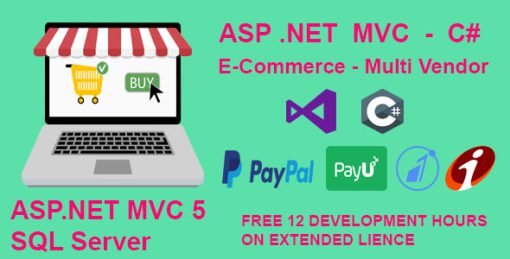 ECommerce Website in Asp.net MVC 5 and MsSql