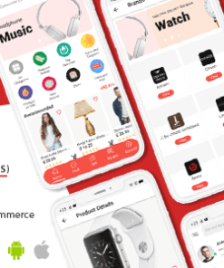 E-Commerce - Customers & Vendors & Delivery Mobile App with Admin Panel