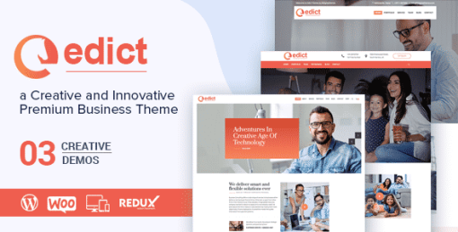 EDICT - Eight Degree Innovative Corporate Theme