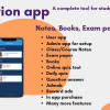 Education app with quiz + notes + exam paper sharing (Android and iOS)