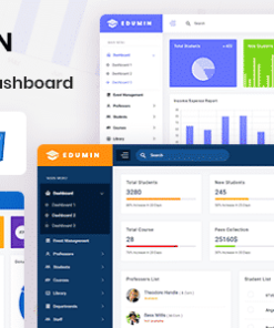 EduMin - Education Admin Dashboard Template