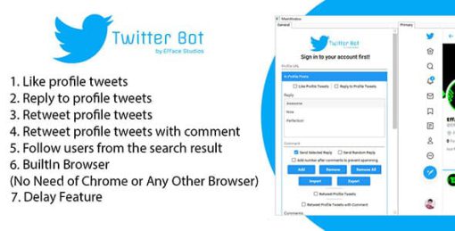 Efface Twitter Bot