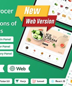 eGrocer - Online Multi Vendor Grocery Store, eCommerce Marketplace Flutter Full App with Admin Panel