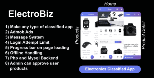 ElectroBiz : Electronics Classified App