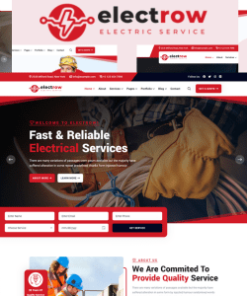 Electrow - Power And Electricity Services HTML5 Template