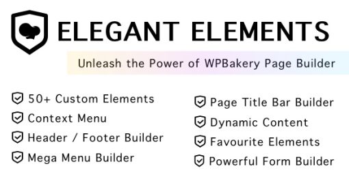 Elegant Elements for WPBakery Page Builder