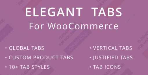 Elegant Tabs for WooCommerce