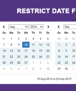 Elementor Forms - Restrict Date field