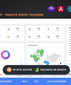 Elite Able - Bootstrap 4, Angular 10 & Reactjs Redux Admin Template