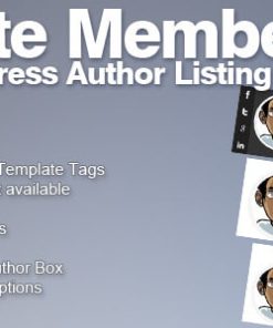 Elite Members - WordPress Author Listing and Box