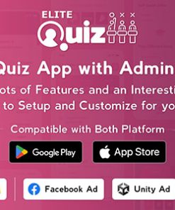 Elite Quiz - Trivia Quiz | Quiz Game - Flutter Full App + Admin Panel