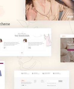 Elona - Girls Nightwear Store Shopify Theme