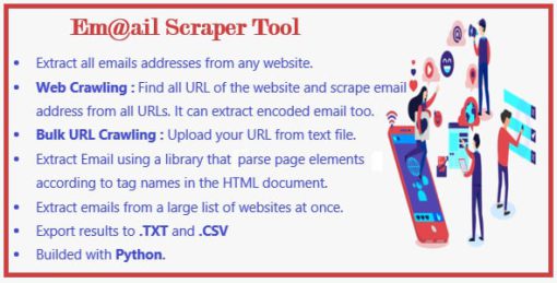 Email Extractor Scraper Tool