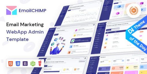 EmailChimp - VueJS, HTML Marketing Tool Admin Template