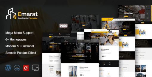 Emarat - Construction WordPress Theme