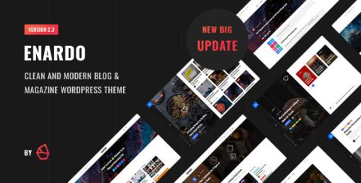 Enardo - Blog & Magazine WordPress Theme